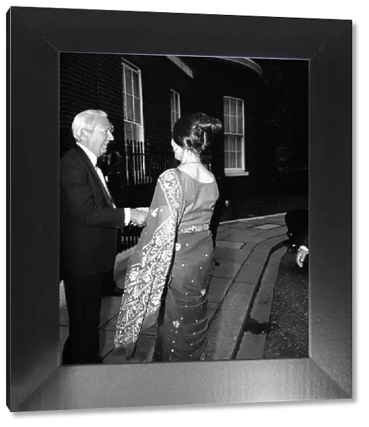 President Ali Bhutto July 1973 Prime minister Edward Heath welcomes Pakistan