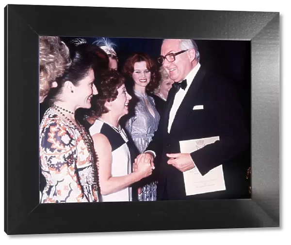 James Callaghan with Sheila Burnette and Gabrielle Drake at a gala to celebrate Womens