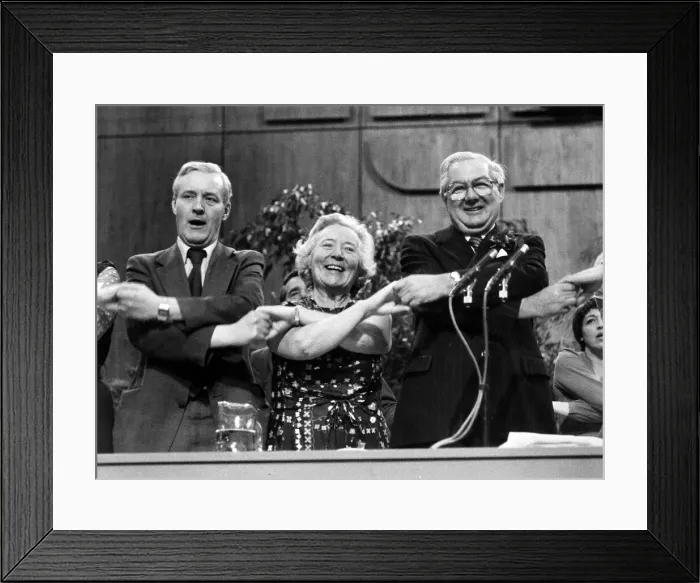 Framed Print : James Callaghan for mer Prime Minister with Tony Benn and Lena Jeger in Brighton Framed Print : James Callaghan for mer Prime Minister with Tony Benn and Lena Jeger in Brighton