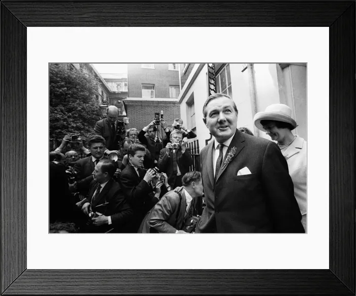 Framed Print : James Callaghan Chancellor of the Exchequer - May 1966 The Budget Box Framed Print : James Callaghan Chancellor of the Exchequer - May 1966 The Budget Box