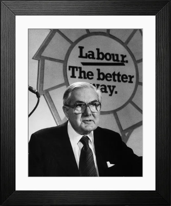 Framed Print : James Callaghan Labour leader and Prime Minister during General Election campaign April Framed Print : James Callaghan Labour leader and Prime Minister during General Election campaign April