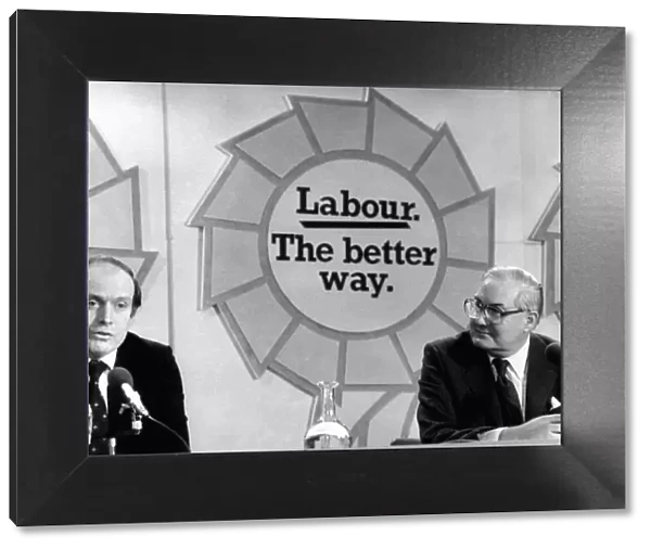 James Callaghan Labour Leader and Prime Minister campaigning for General Election