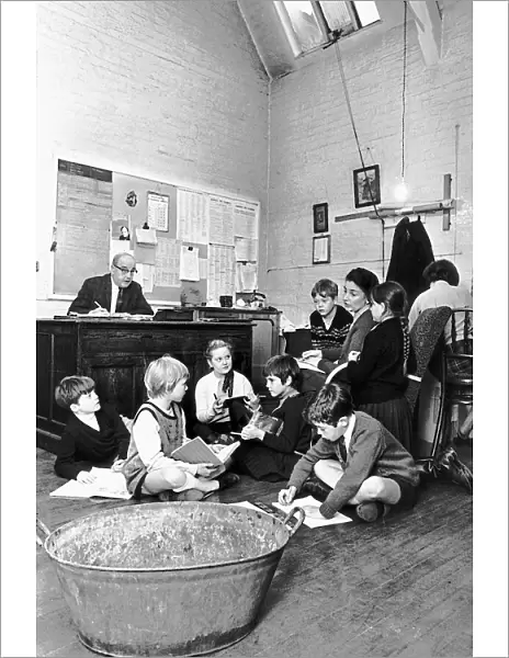 Children from St Marys School seen here takng an English lesson