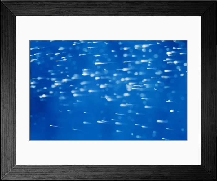 Framed Print : Blue Streaks Effects. May 1976 Framed Print : Blue Streaks Effects. May 1976