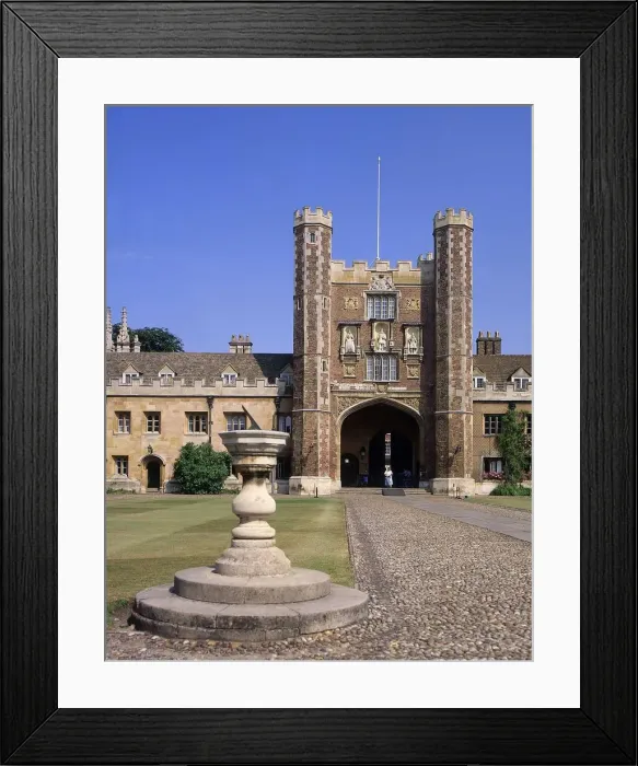 Framed Print : The Great Court, Trinity College, Cambridge, Circa 1980 Framed Print : The Great Court, Trinity College, Cambridge, Circa 1980