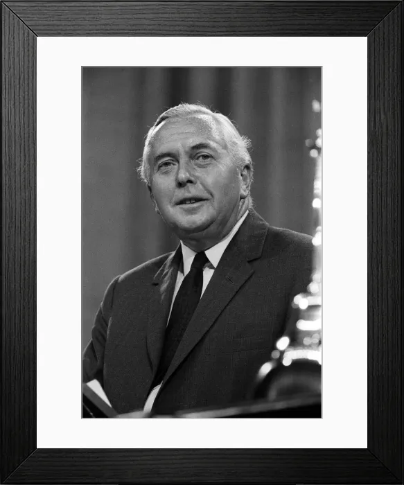 Framed Print : Harold Wilson September 1969 at the TUC conference in Brighton Framed Print : Harold Wilson September 1969 at the TUC conference in Brighton