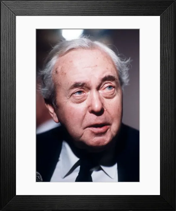 Framed Print : Harold Wilson MP former Labour Party Leader and Prime Minister Framed Print : Harold Wilson MP former Labour Party Leader and Prime Minister