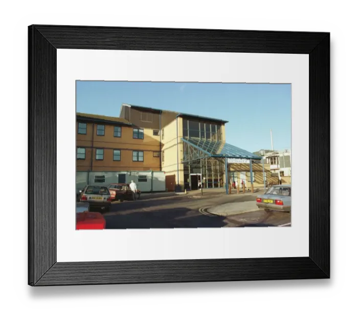 Framed Print : Frimley Park Hospital near Camberley after attack on Kevin Parke at Broadmoor staff