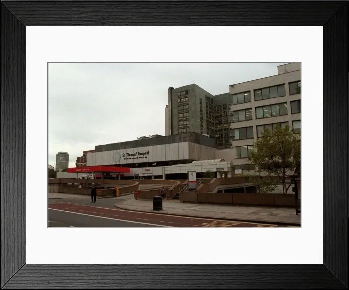 Framed Print : St. Thomas Hospital in London October 1998 Framed Print : St. Thomas Hospital in London October 1998