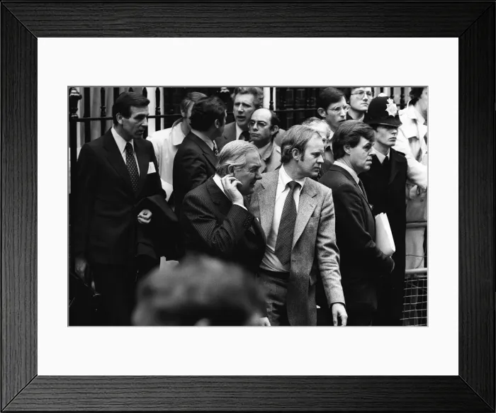 Framed Print : Prime Minister James Callaghan, May 1977 after the Summit of Seven Framed Print : Prime Minister James Callaghan, May 1977 after the Summit of Seven