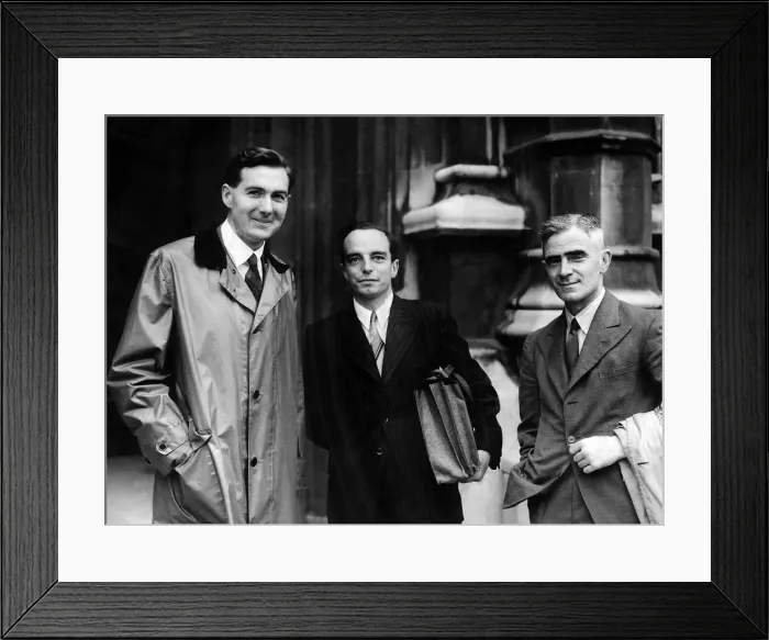 Framed Print : James Callaghan MP (L) 1946