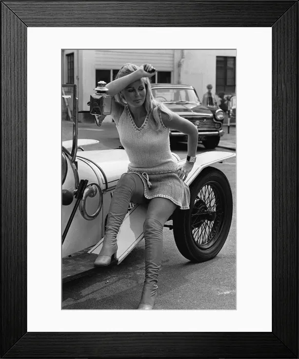 Framed Print : Actress Veronica Carlson 1968 Framed Print : Actress Veronica Carlson 1968
