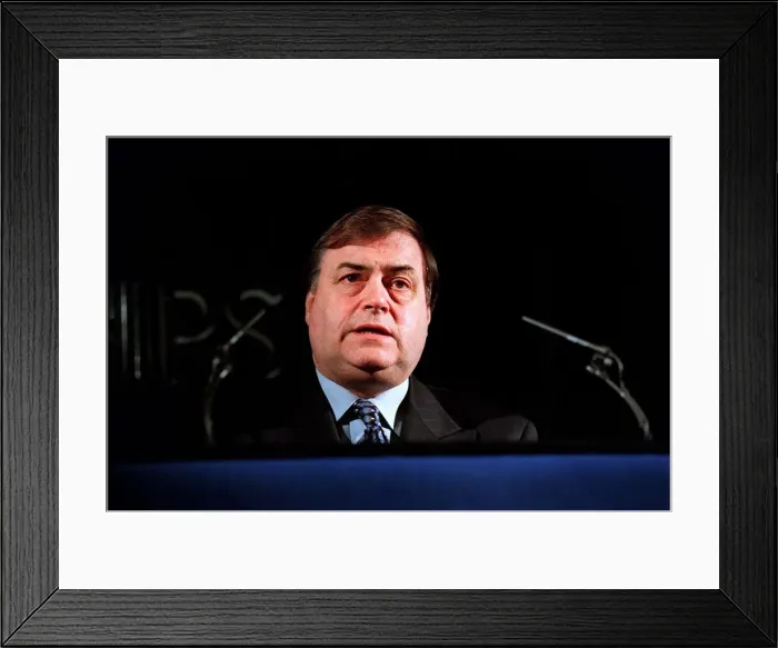Framed Print : John Prescott MP Deputy Prime Minister March 1998