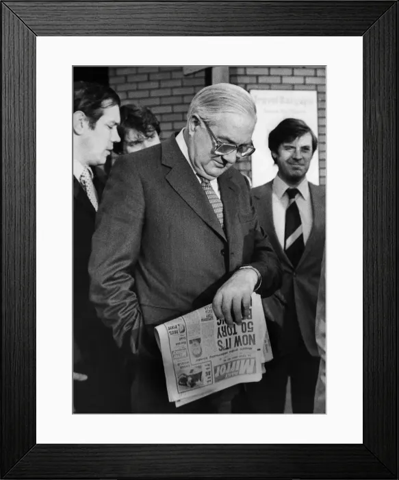 Framed Print : James Callaghan MP Labour ex-Prime Minister 1980 Framed Print : James Callaghan MP Labour ex-Prime Minister 1980