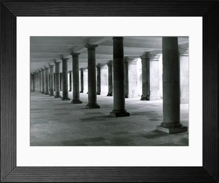 Framed Print : The Cloisters below the Library of Trinity College Cambridge. March 1974 Framed Print : The Cloisters below the Library of Trinity College Cambridge. March 1974