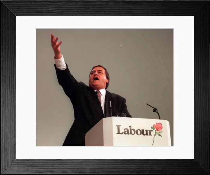Framed Print : John Prescott MP Deputy Leader Labour Party during his keynote speech at the conference Framed Print : John Prescott MP Deputy Leader Labour Party during his keynote speech at the conference