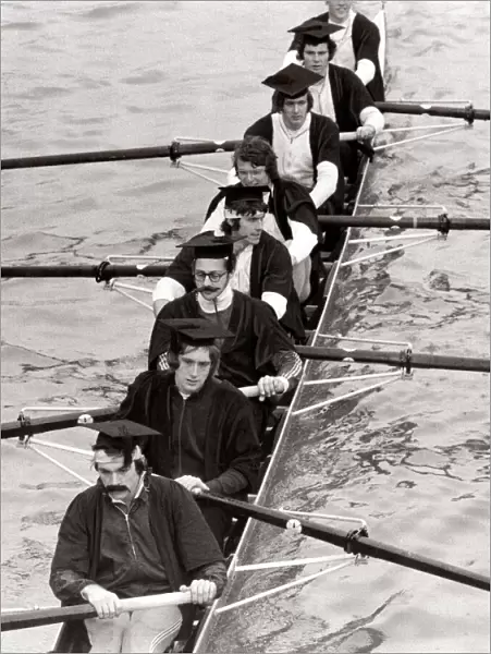 Rowing - Oxford v Cambridge Boat Race - 1975 Cambridge Boat Race Crew during