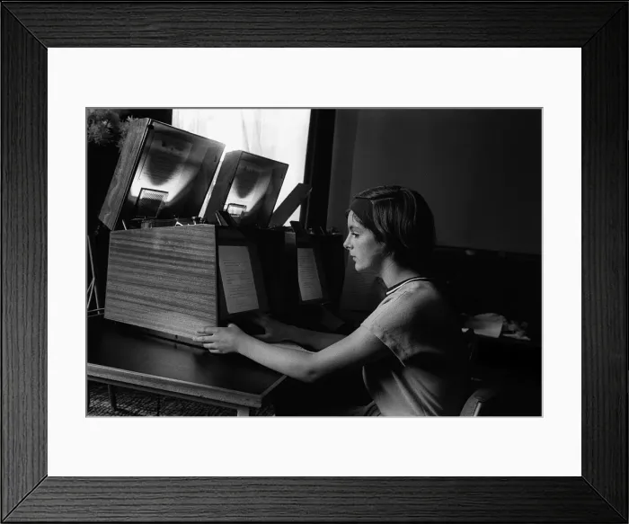 Framed Print : Robot Teacher September 1962 Sarah Stacey student from Reading aged 13 years old Framed Print : Robot Teacher September 1962 Sarah Stacey student from Reading aged 13 years old
