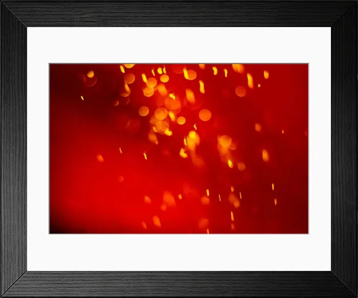 Framed Print : Red Ground Effects May 1976 Framed Print : Red Ground Effects May 1976