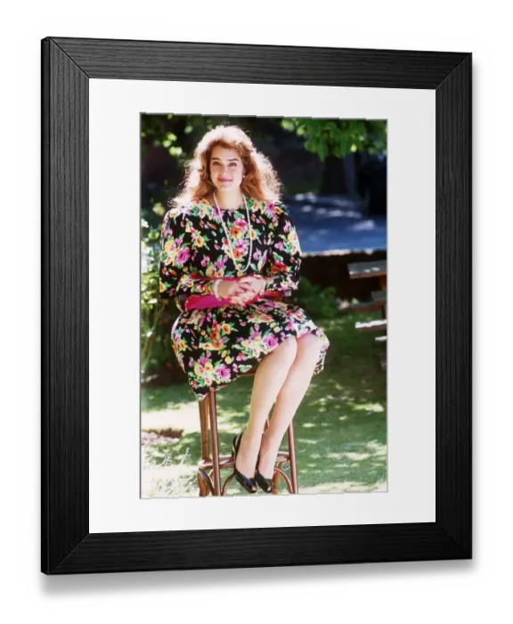 Framed Print : Brooke Shields actress in June 1988 A©mirrorpix