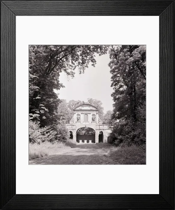 Framed Print : a rural scene 1963 showing a garden folly britain british england english 1960s Framed Print : a rural scene 1963 showing a garden folly britain british england english 1960s
