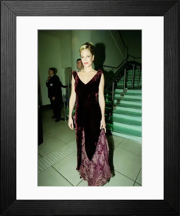 Framed Print : Melanie Griffiths actress December 1998, at the Odeon Leicester Square in London for Framed Print : Melanie Griffiths actress December 1998, at the Odeon Leicester Square in London for