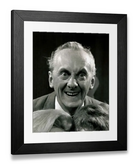 Framed Print : TV Presenter Hughie Green - June 1965 TV Personality - Opportunity Knocks