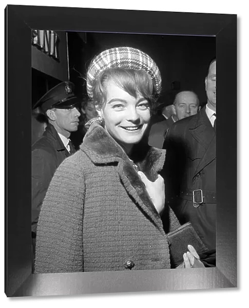 Romy Schneider November 1962 at LAP Actress