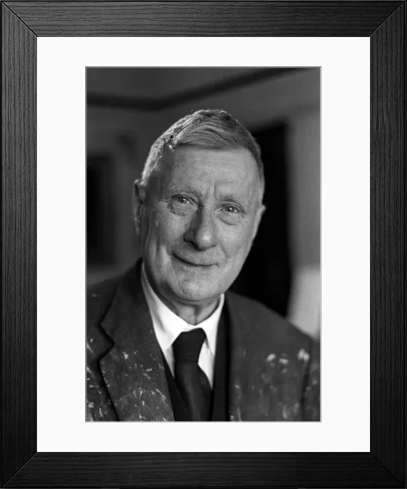 Framed Print : Ls Lowrey February 1964 Artist Painter, pictred at home in Mottram Cheshire Framed Print : Ls Lowrey February 1964 Artist Painter, pictred at home in Mottram Cheshire