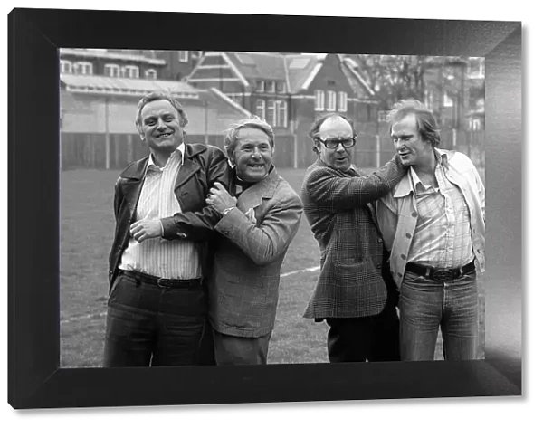 John Thaw and Dennis Waterman - April 1978 with Eric Morecambe and Ernie Wise
