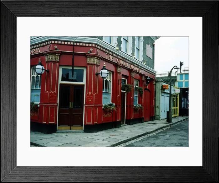 Framed Print : TV Programme: Eastenders June 1994 The Queen Victoria Pub Queen Vic Pub Framed Print : TV Programme: Eastenders June 1994 The Queen Victoria Pub Queen Vic Pub