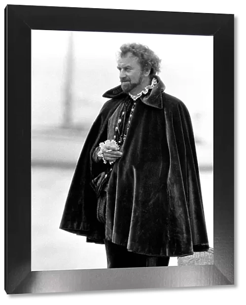 John Thaw - May 1980 as Sir Francis Drake, filming for the TV Programme '