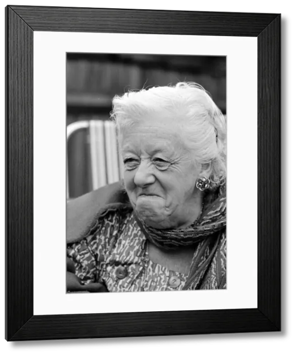 Framed Print : Margaret Rutherford September 1963 Actress Pictured at home Gerrards Cross Bucks Framed Print : Margaret Rutherford September 1963 Actress Pictured at home Gerrards Cross Bucks