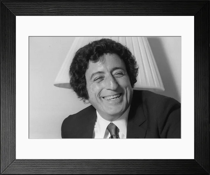 Framed Print : Tony Bennett singer December 1984