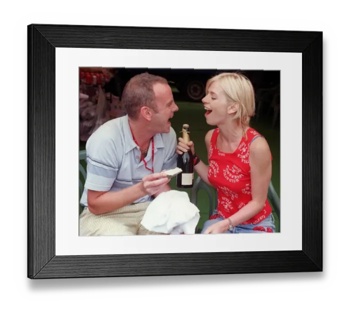 Framed Print : Zoe Ball and Norman Cook with oysters champagne July 1999 Zoe Framed Print : Zoe Ball and Norman Cook with oysters champagne July 1999 Zoe