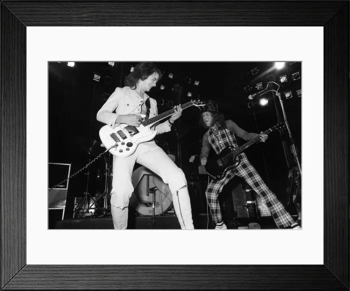 Framed Print : Slade pop group concert at Belle Vue Manchester 1974 Framed Print : Slade pop group concert at Belle Vue Manchester 1974
