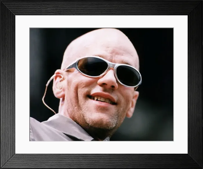 Framed Print : Michael Stipe lead singer pop group REM 1995 Framed Print : Michael Stipe lead singer pop group REM 1995