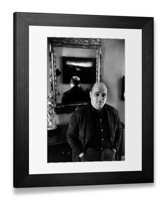 Framed Print : John Schlesinger - Film Director - February 1966 At his Kensington Home