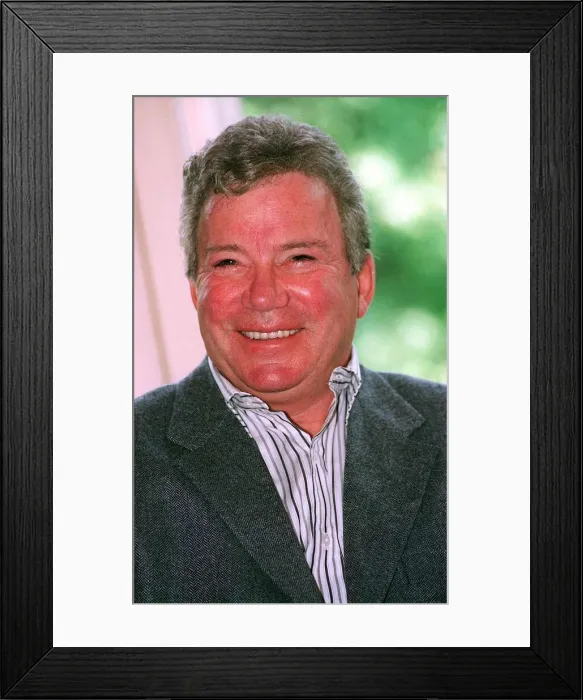 Framed Print : American actor William Shatner of Star Trek during his visit to Glasgow June 1997 Framed Print : American actor William Shatner of Star Trek during his visit to Glasgow June 1997