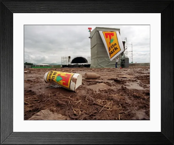 Framed Print : Balado Airfield July 1997 near Kinross after T in the Park July 1997 music festival Framed Print : Balado Airfield July 1997 near Kinross after T in the Park July 1997 music festival