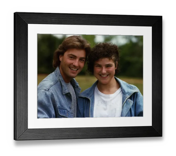 Framed Print : Nick Berry Actor - August 1989