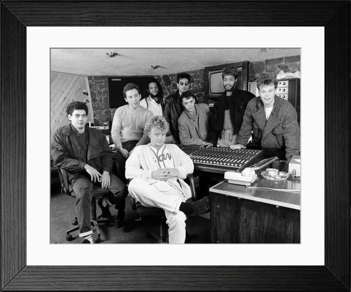 Framed Print : British reggae pop band UB40. Left to right, (behind keyboard), Astro, Norman Hassan Framed Print : British reggae pop band UB40. Left to right, (behind keyboard), Astro, Norman Hassan
