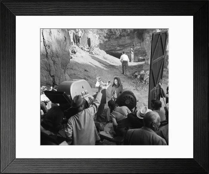 Framed Print : Actress Haya Harareet during the making of the film Ben Hur in Rome October 1958 Framed Print : Actress Haya Harareet during the making of the film Ben Hur in Rome October 1958