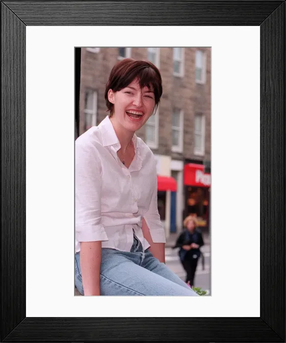Framed Print : Actress Kelly MacDonald at the Edinburgh Film Festival 1998