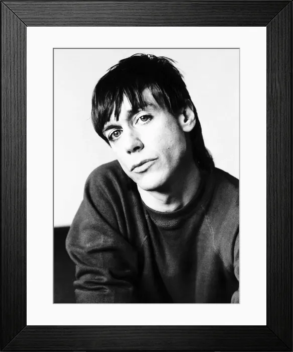 Framed Print : Iggy Pop american rock star 1977 Local Caption retromusic