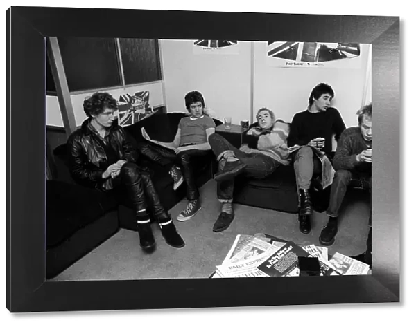 Sex Pistols at EMI press conference December 1976