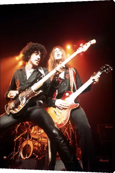 Thin Lizzy with lead singer of Phil Lynott