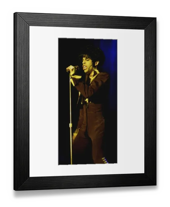 Framed Print : Prince American Singer now known as Symbol singing at the National Exhibition Centre in Framed Print : Prince American Singer now known as Symbol singing at the National Exhibition Centre in