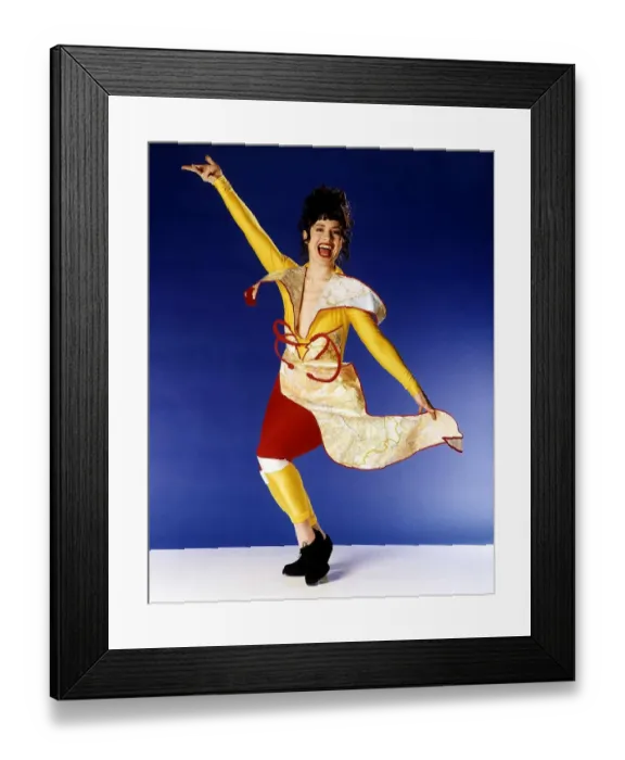 Framed Print : Katie Puckrik TV Presenter of The Word February 1993