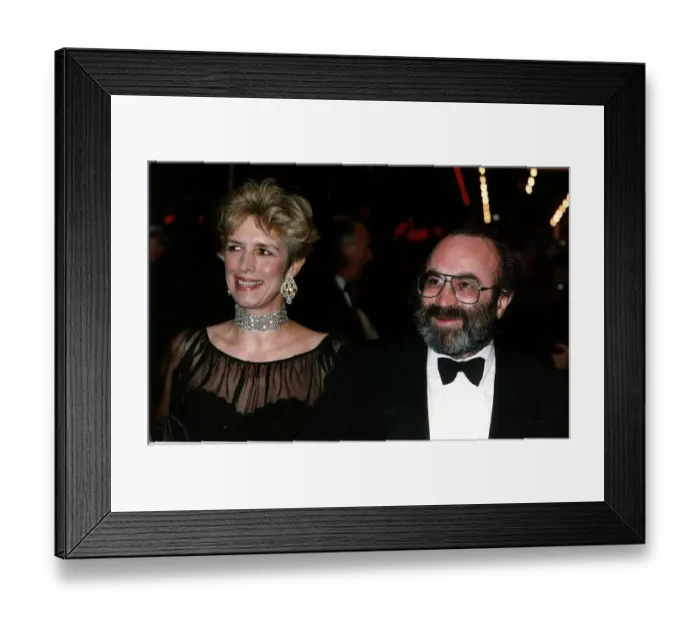 Framed Print : Bob Hoskins British Film actor and his wife Linda attend a film premiere November Framed Print : Bob Hoskins British Film actor and his wife Linda attend a film premiere November